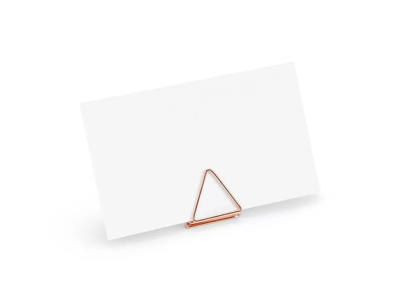 10 triangolini segnaposto rosa