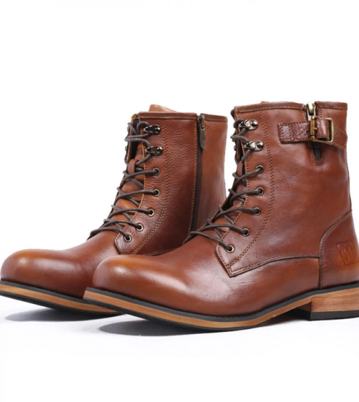 2023 Autunno nuovi uomini stivaletti Chelsea alla caviglia di lusso in vera pelle con lacci designer scarpe da lavoro da uomo fa