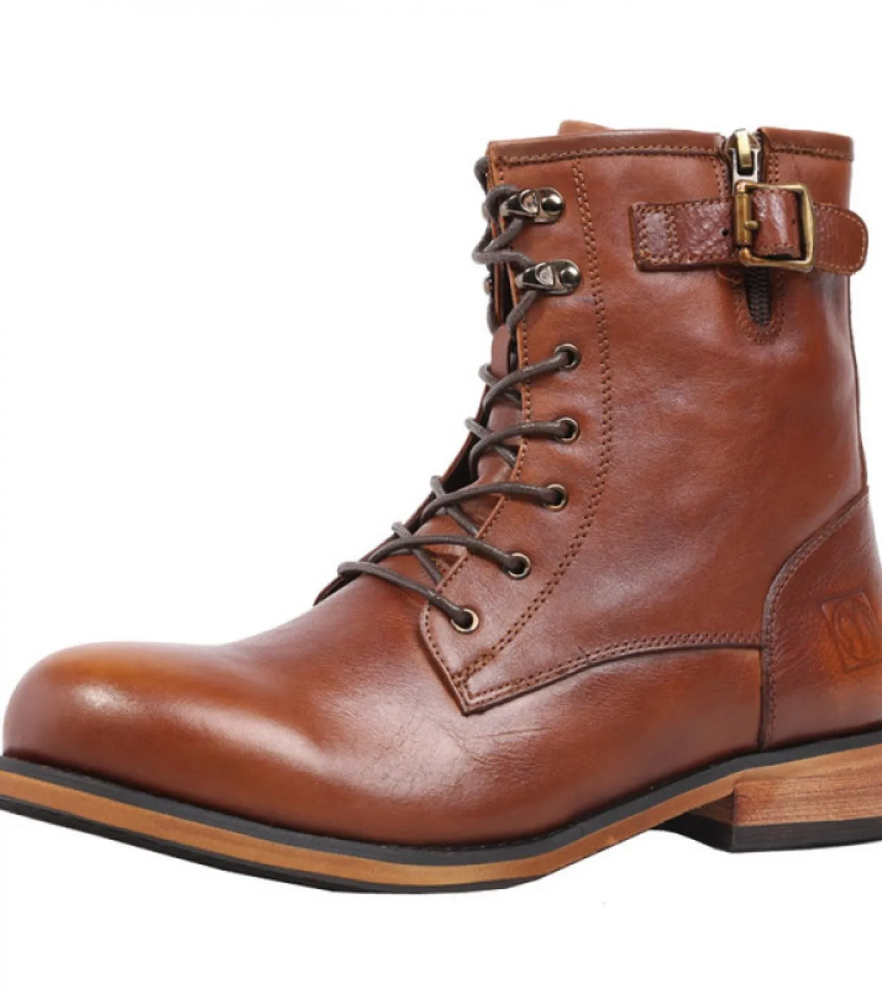 2023 Autunno nuovi uomini stivaletti Chelsea alla caviglia di lusso in vera pelle con lacci designer scarpe da lavoro da uomo fa