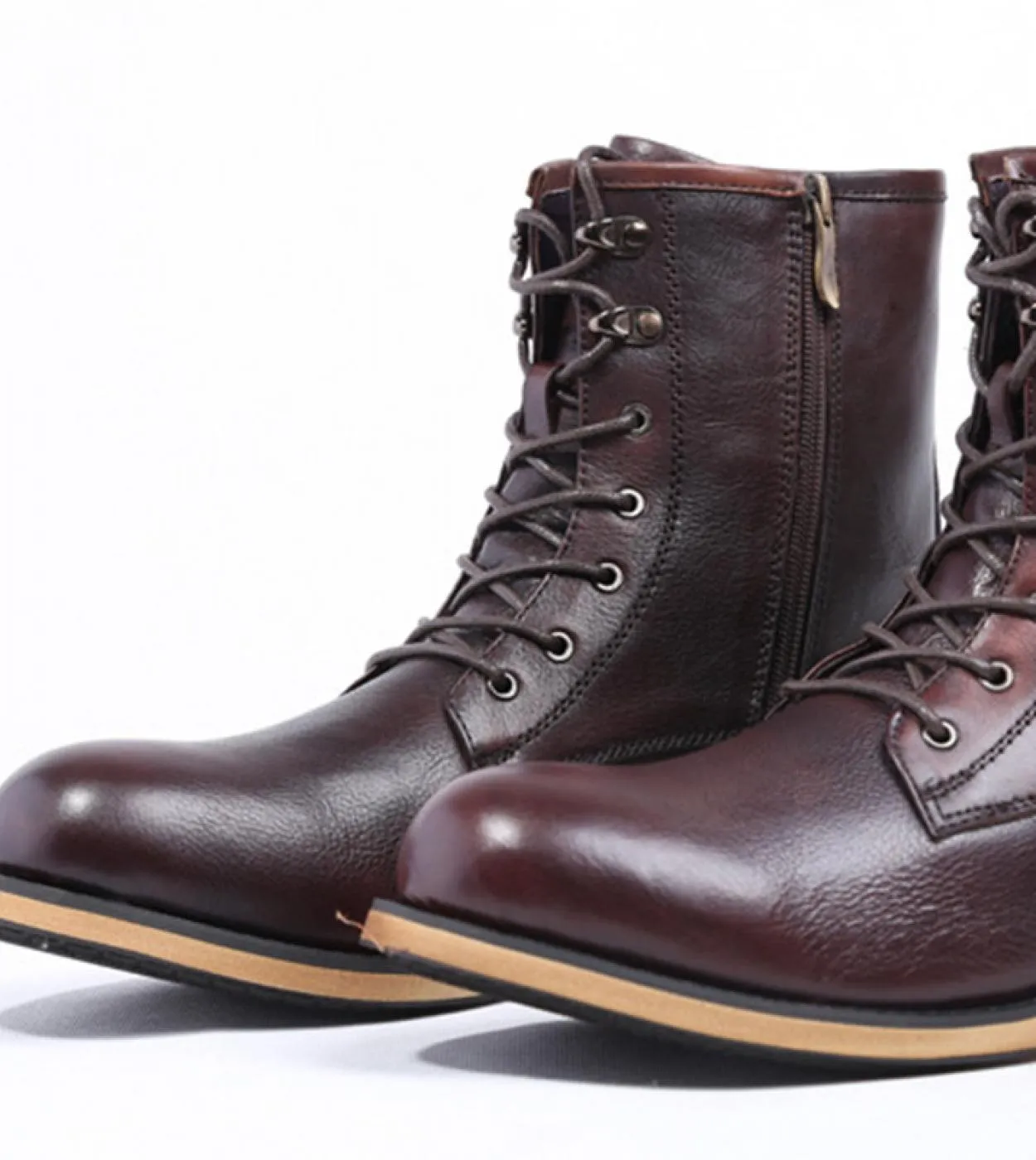 2023 Autunno nuovi uomini stivaletti Chelsea alla caviglia di lusso in vera pelle con lacci designer scarpe da lavoro da uomo fa