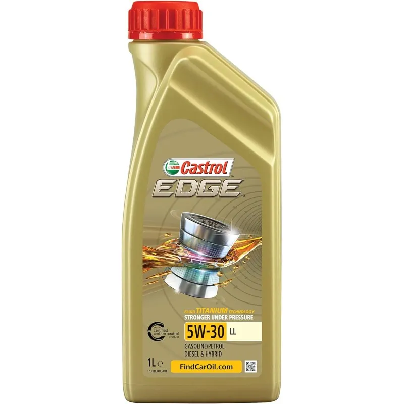 3 LITRI  DI OLIO MOTORE CASTROL  AUTO LUBRIFICANTE CASTROL EDGE 5W-30 LL TITANIUM 1L
