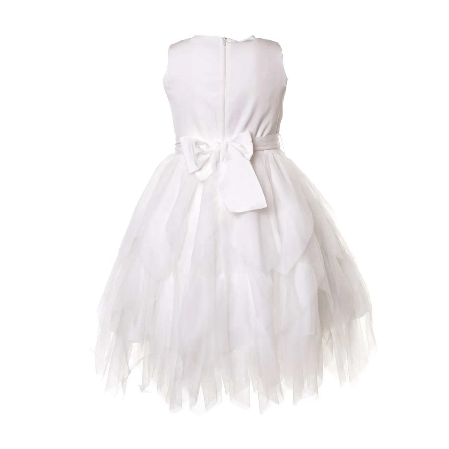 Abito Cerimonia Bianco Bambina Teen 06