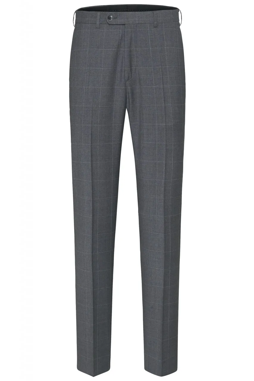 Abito grigio a quadri digel drop quattro corto con gilet