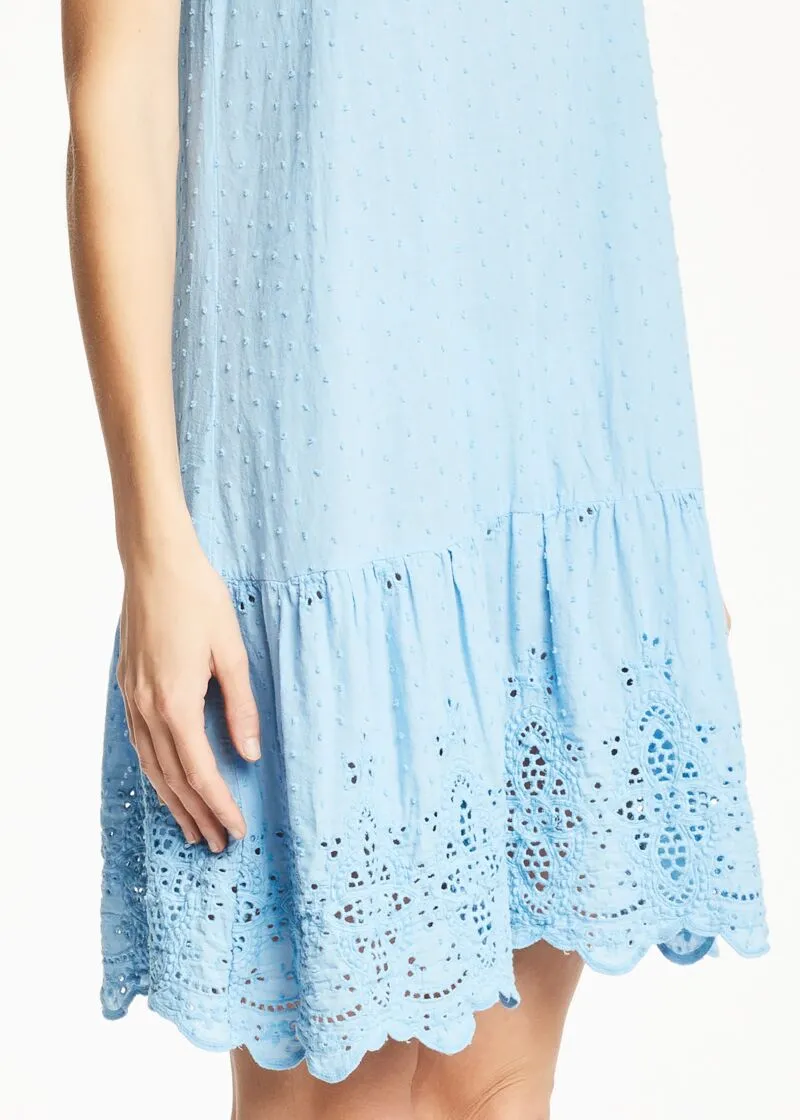 Abito in cotone plumetis