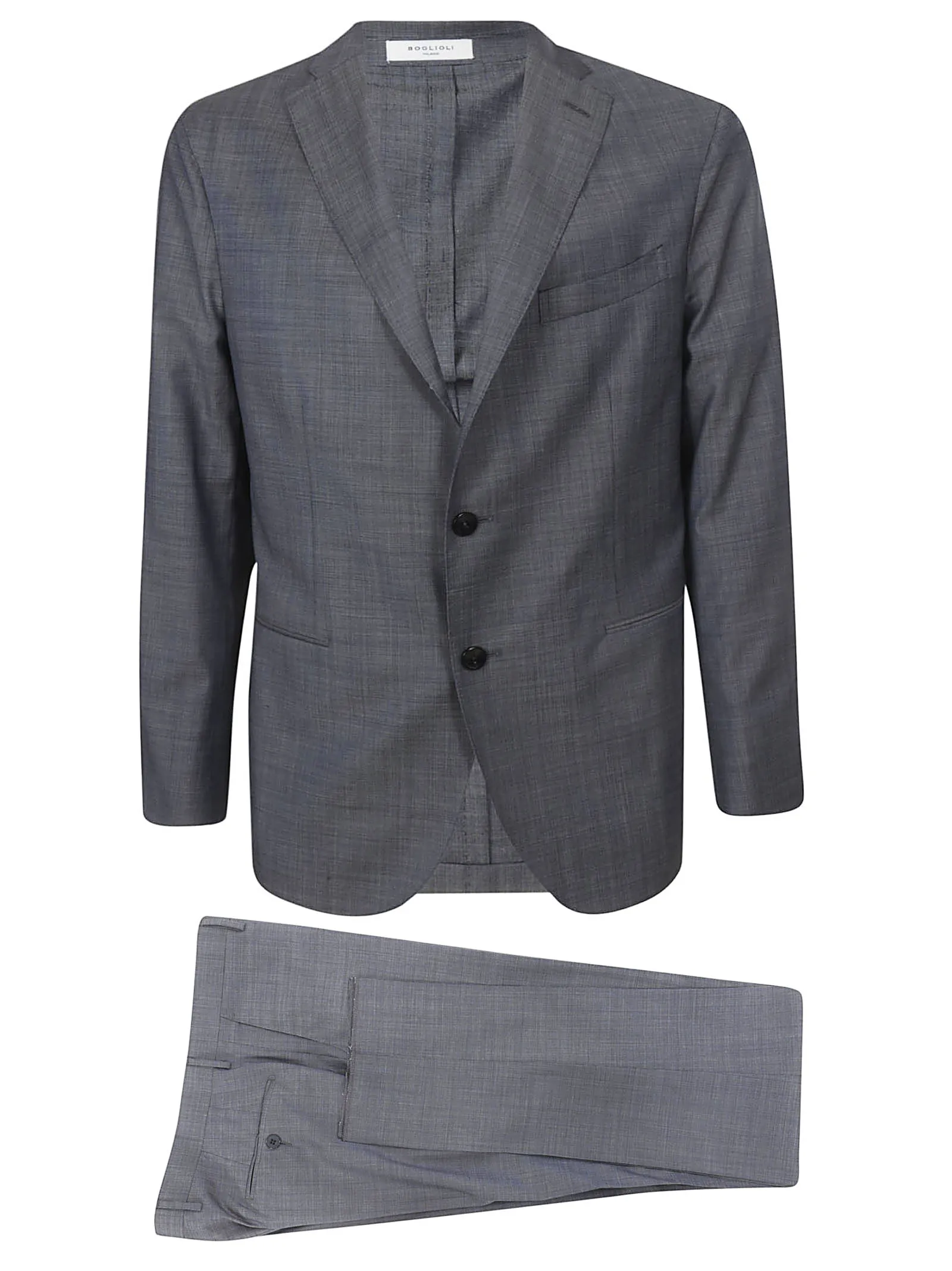 ABITO IN MISTO LANA E SETA BOGLIOLI UOMO N2182EBNC1090740