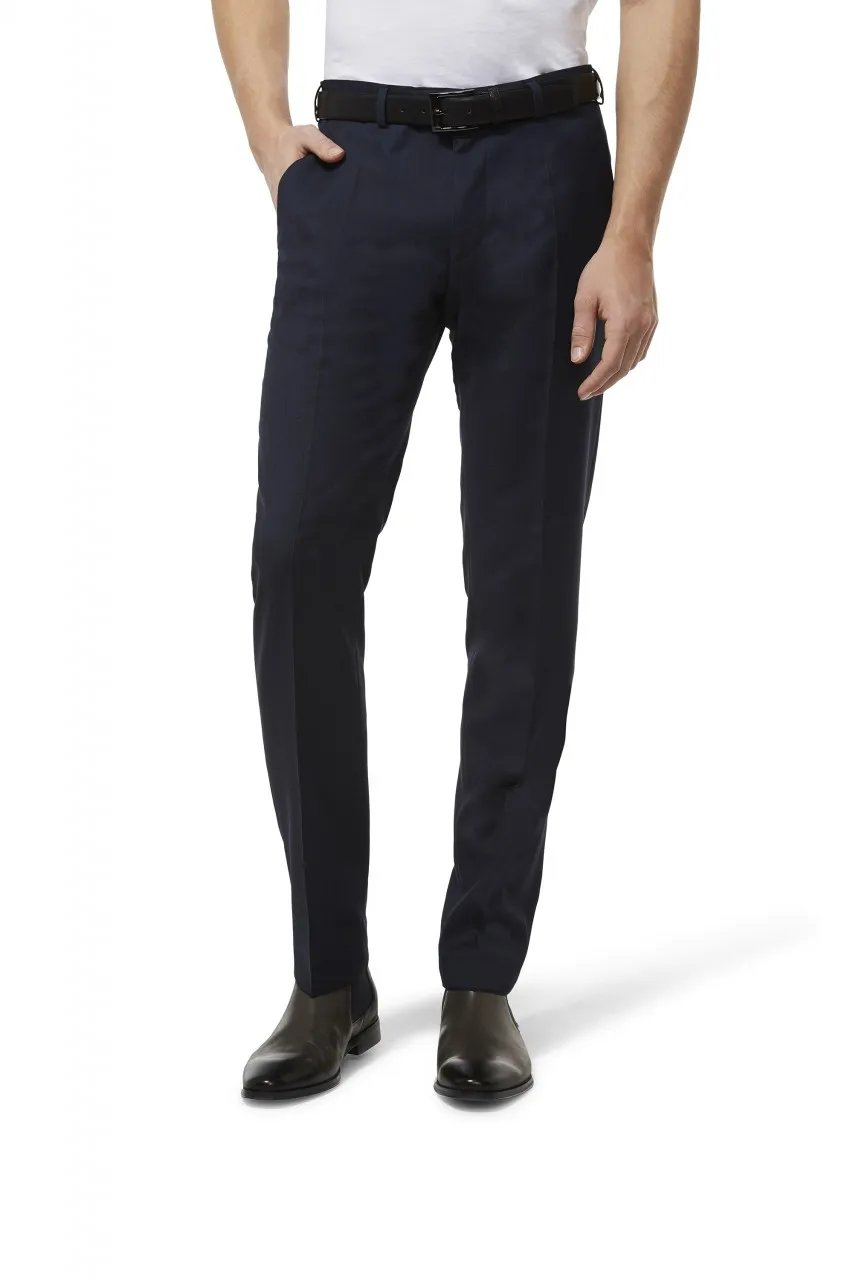 Abito slim fit digel pura lana tollegno super 120's blu e grigio