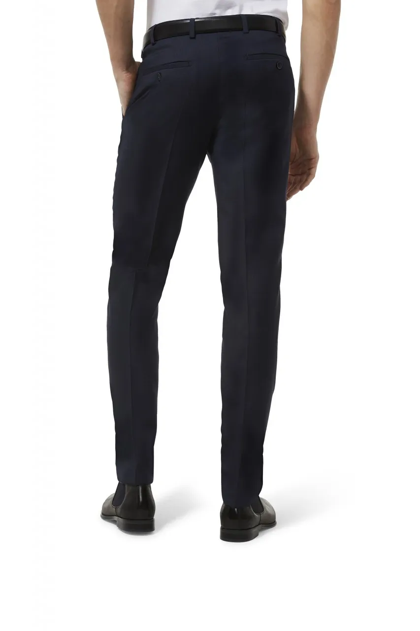 Abito slim fit digel pura lana tollegno super 120's blu e grigio