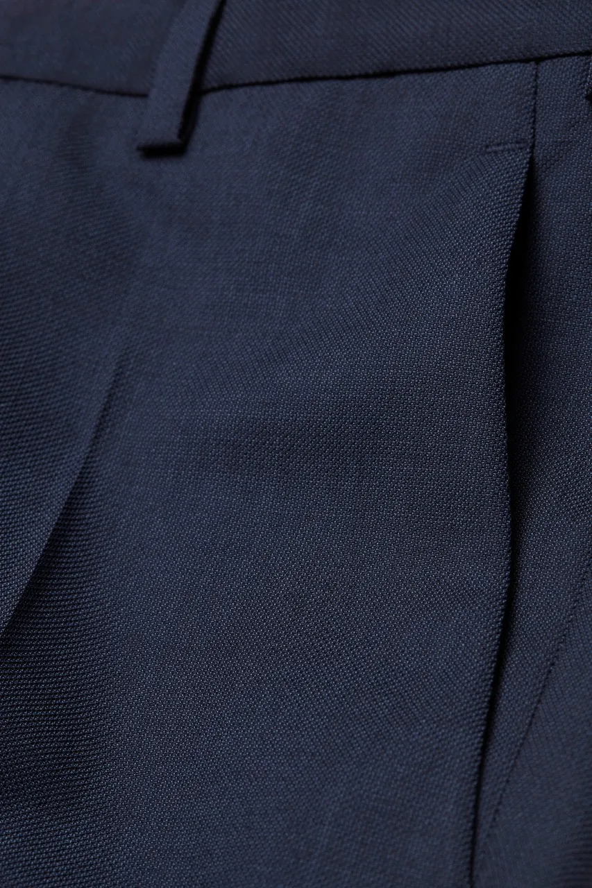 Abito slim fit digel pura lana tollegno super 120's blu e grigio