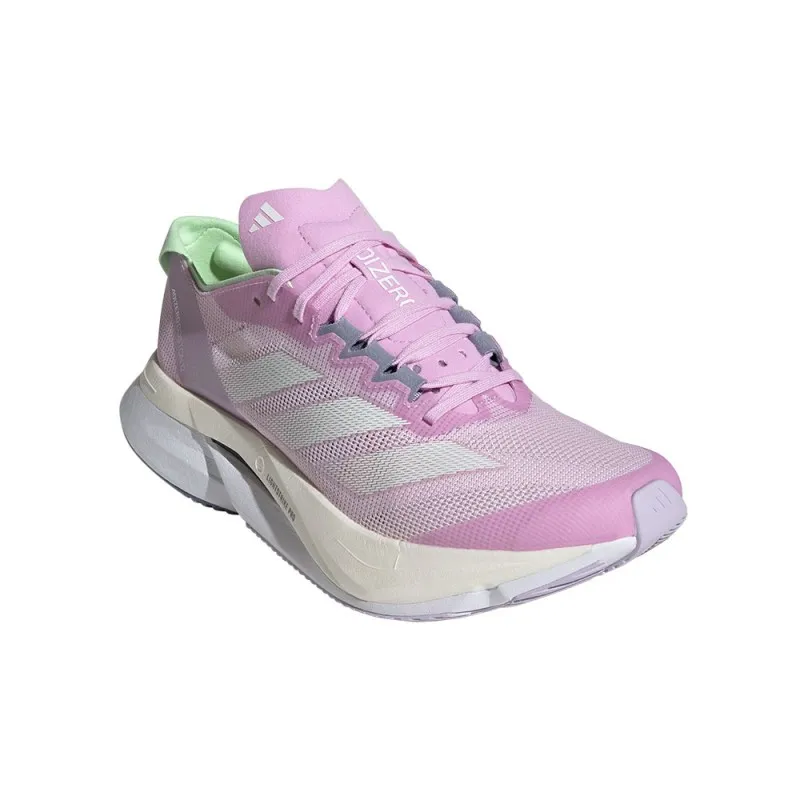 ADIDAS Adizero Boston 12 Rosa Bianco - Scarpe Running Donna