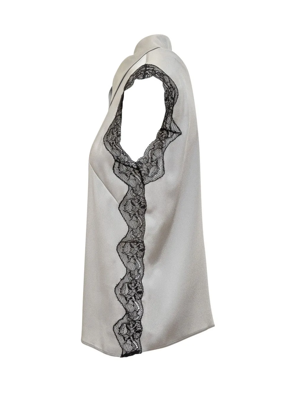 ALBERTA FERRETTI Camicia Satin con Pizzo  