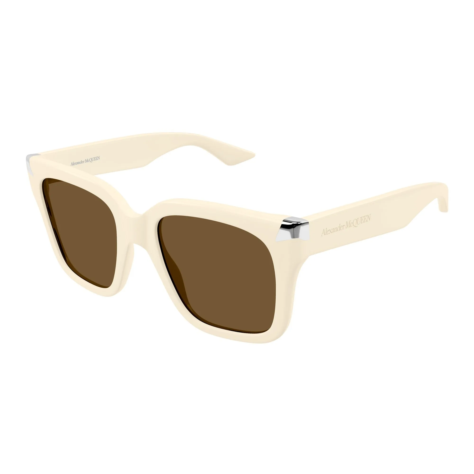   Alexander McQueen AM0440S - 004 Avorio | Occhiale Da Sole Donna 