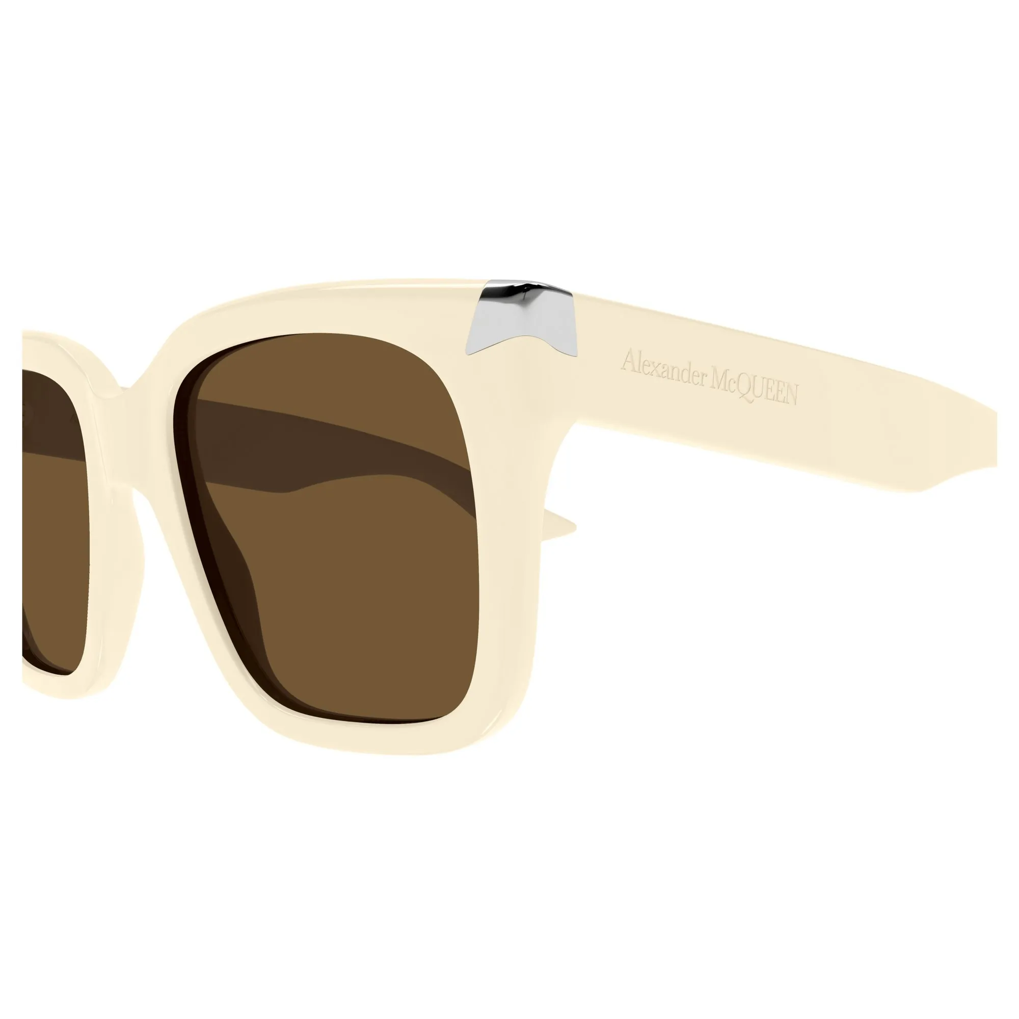   Alexander McQueen AM0440S - 004 Avorio | Occhiale Da Sole Donna 