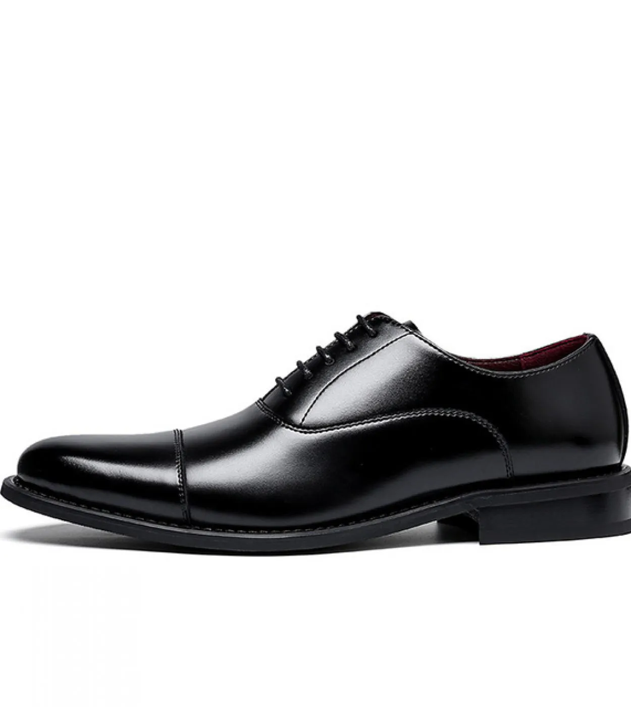Altezza interna 6 cm Scarpe da uomo in pelle formale Gentleman Taller Scarpe da sposa da uomo Oxford rialzate a tre articolazion