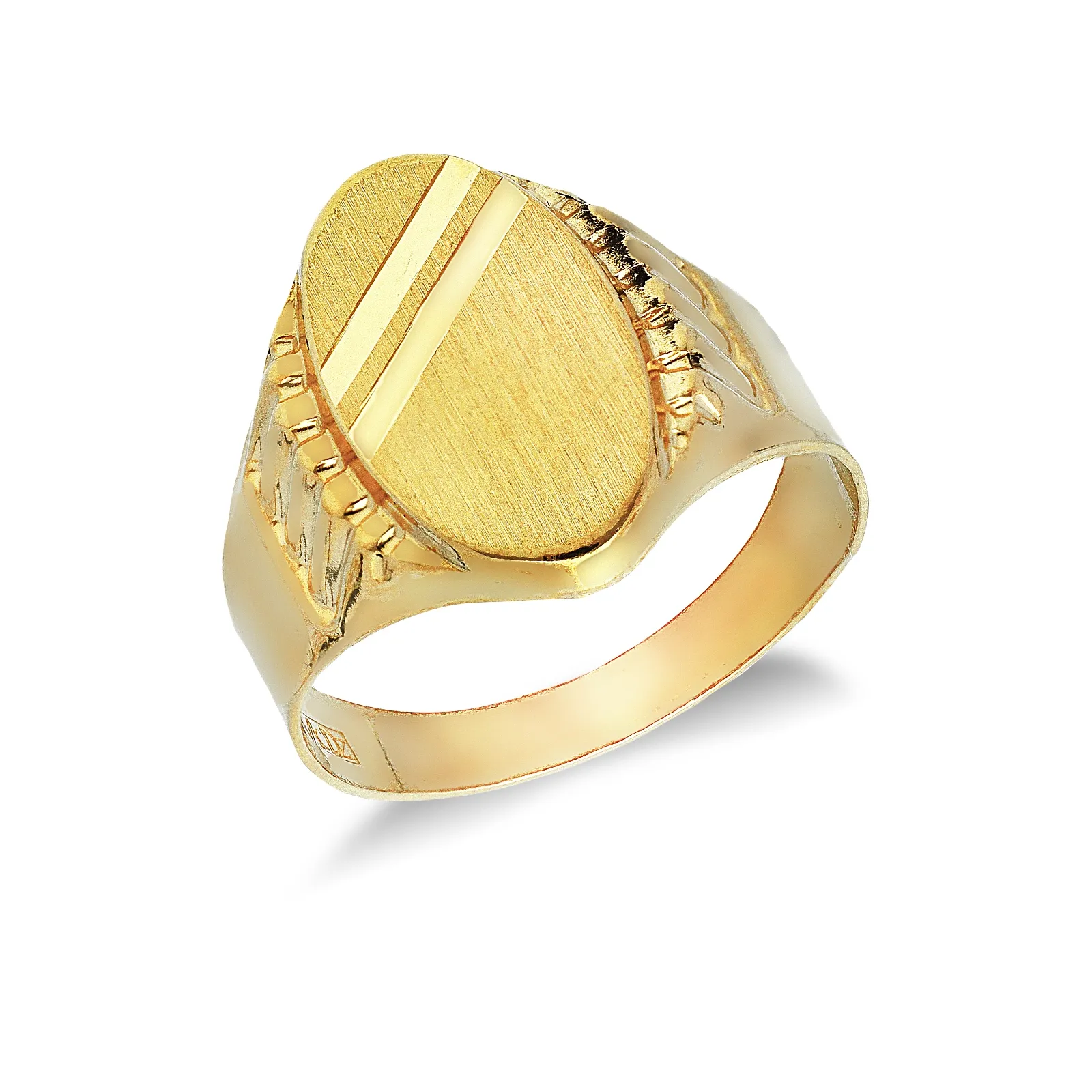Anello Chevalier Uomo in Oro Giallo 18k