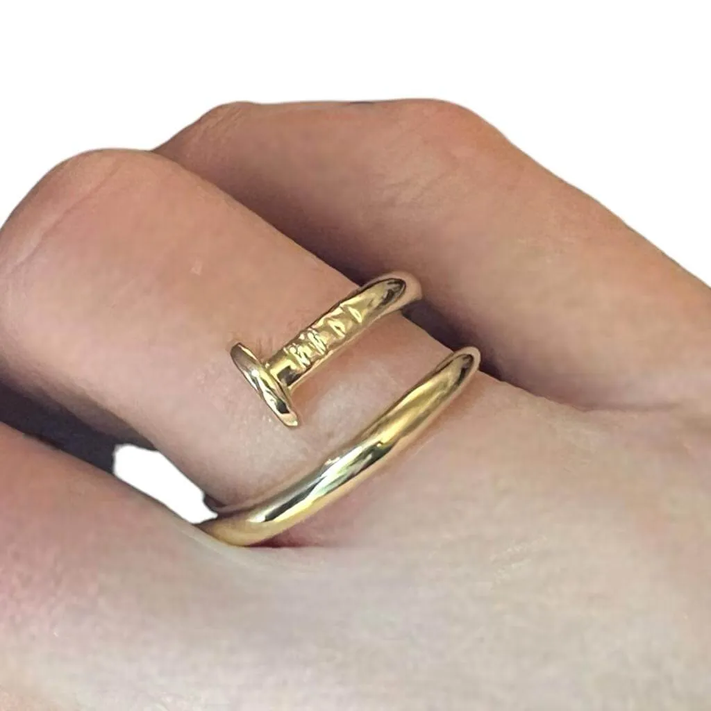 Anello chiodo in oro giallo Art. ANCHI1