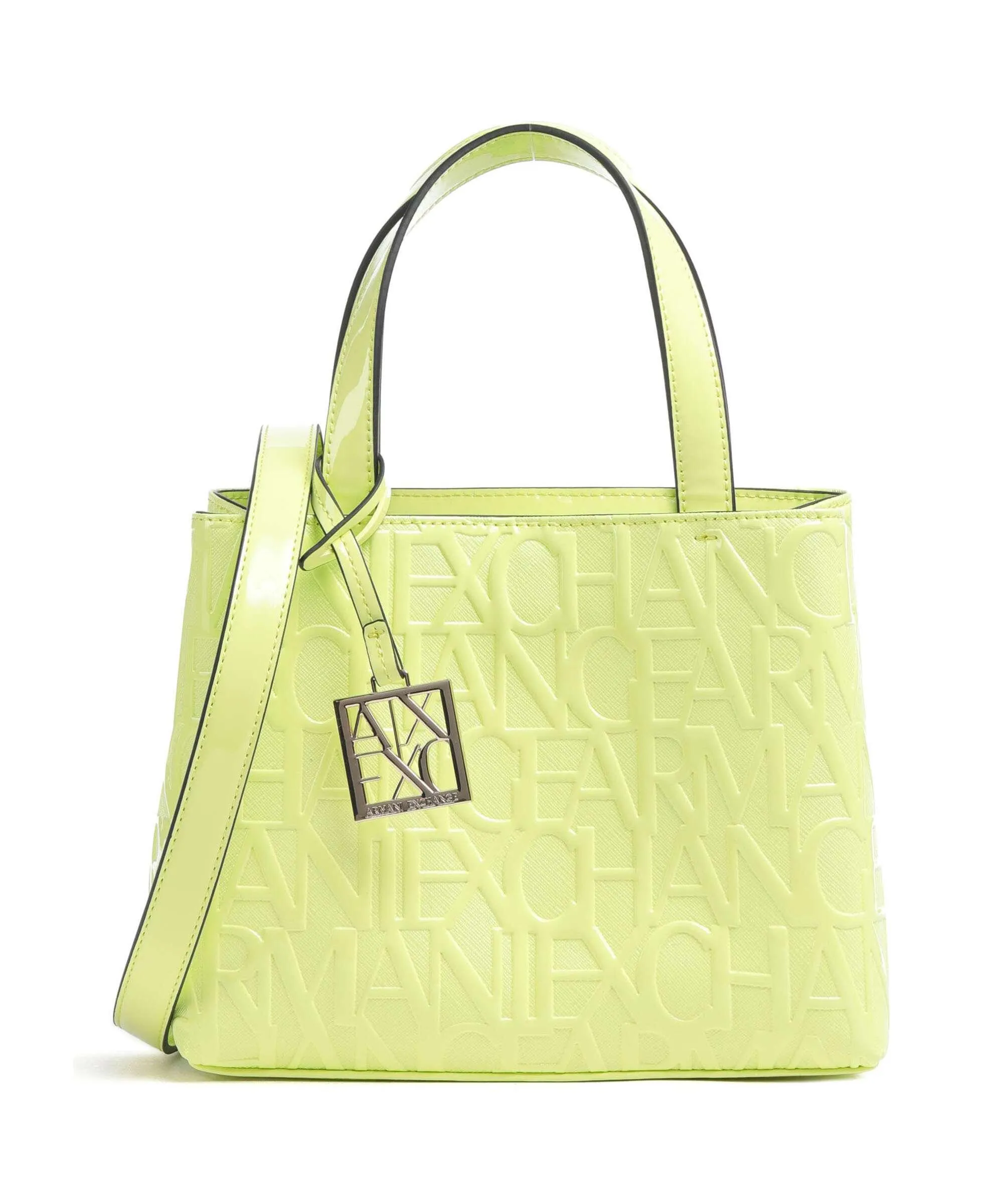  Armani Exchange Liz S Borsa a mano pelle sintetica verde chiaro  
