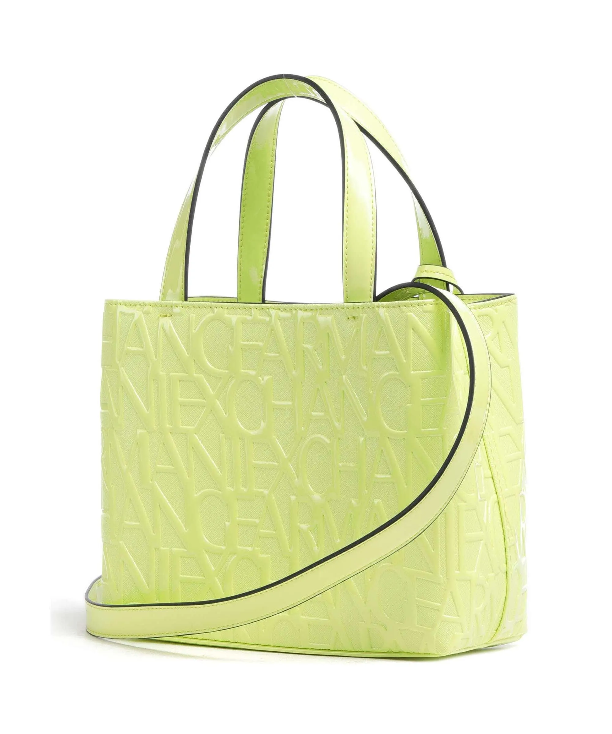  Armani Exchange Liz S Borsa a mano pelle sintetica verde chiaro  