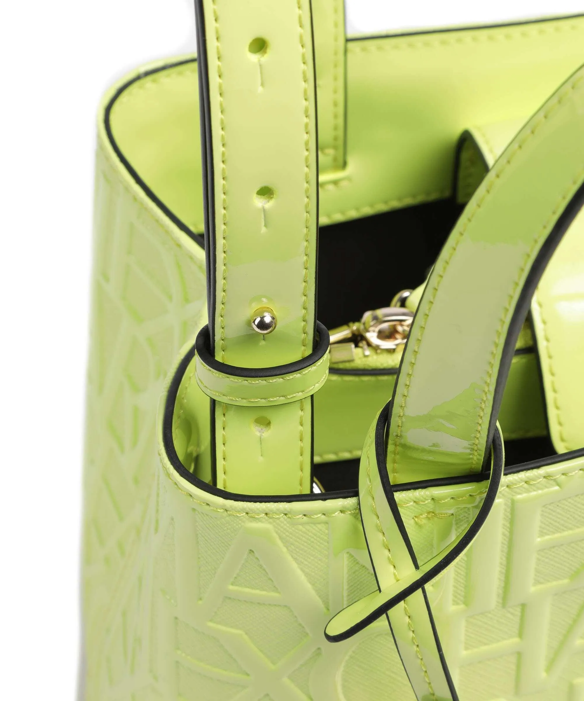  Armani Exchange Liz S Borsa a mano pelle sintetica verde chiaro  