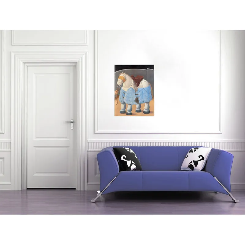 Artopweb Pannello decorativo, BOTERO - Caballo Del Picador - 63x81