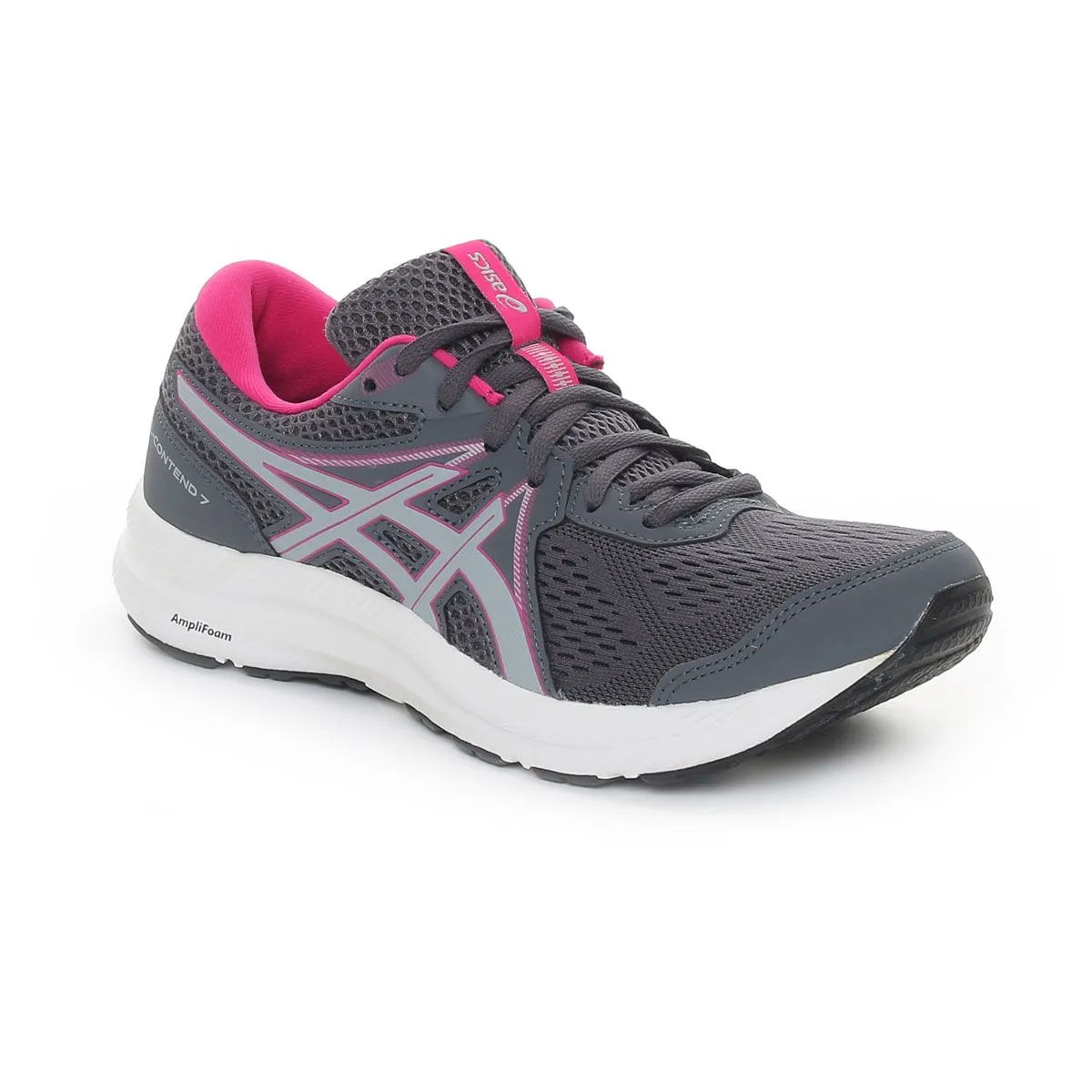 Asics Gel-Contend 7 Donna Grigio Fucsia