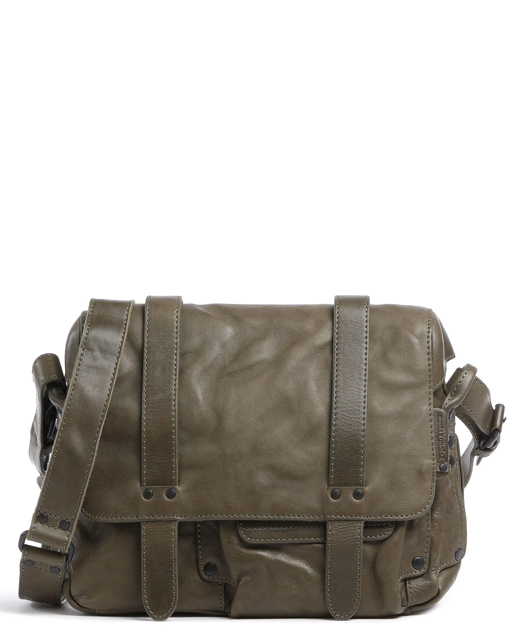  Aunts & Uncles Grandma's Luxury Club Miss Apple Pie Borsa a tracolla pelle di vacchetta grana cachi  