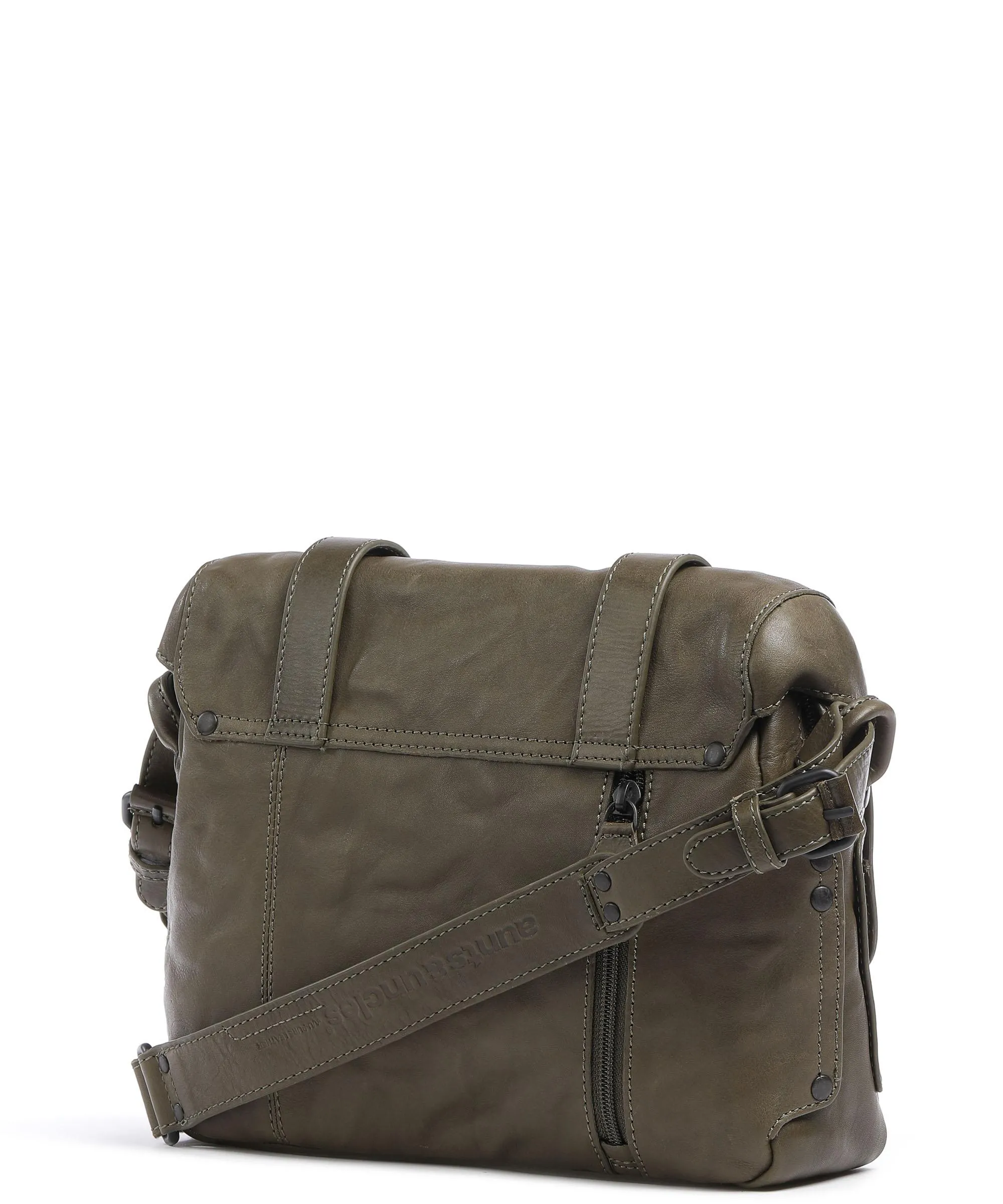  Aunts & Uncles Grandma's Luxury Club Miss Apple Pie Borsa a tracolla pelle di vacchetta grana cachi  