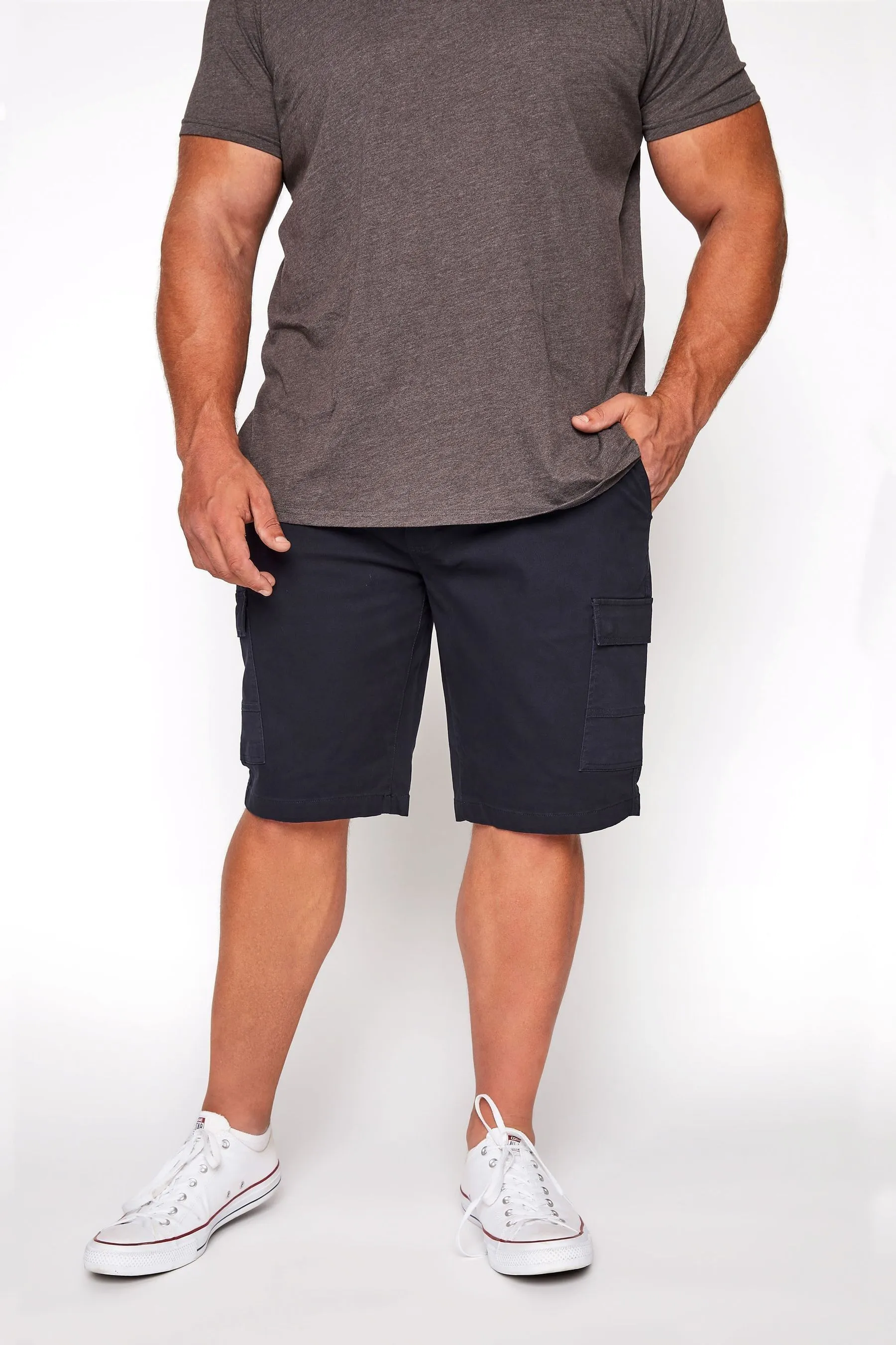 BadRhino - Big & Tall - Shorts cargo elasticizzati