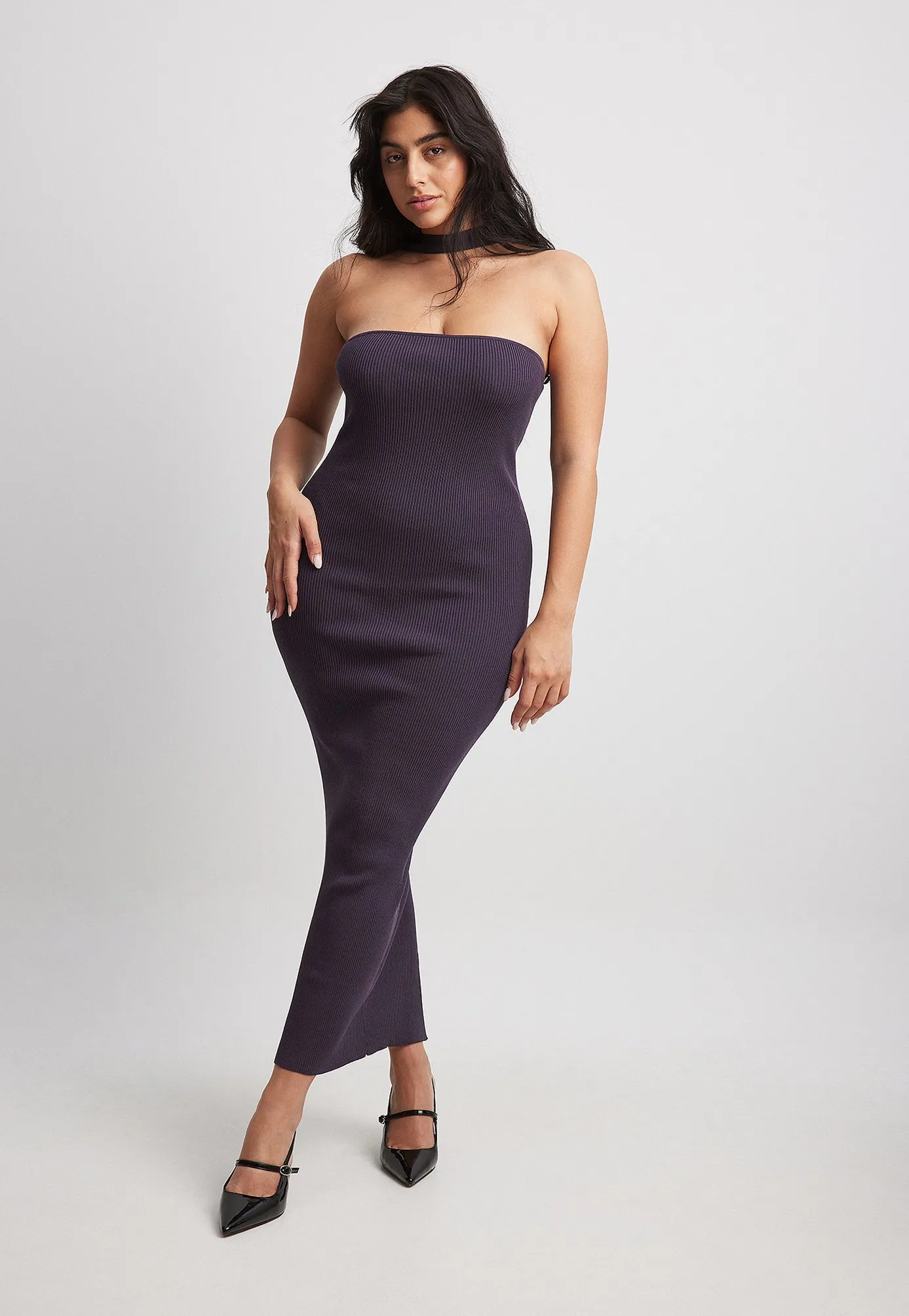 BANDEAU MIT CHOKER - Vestito lungo