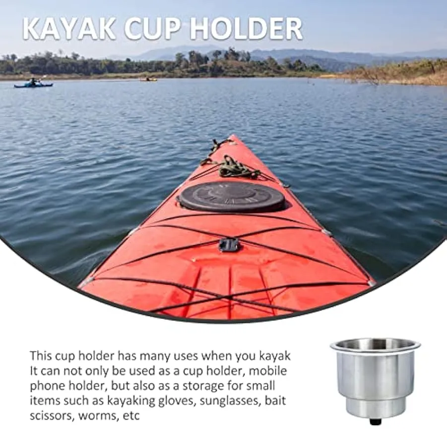 BESPORTBLE 3 Pz Portabicchieri Per Kayak Supporto Per Tazze Porta Vaso Tazza Comodo Portabicchieri Portabevande Inossidabile For