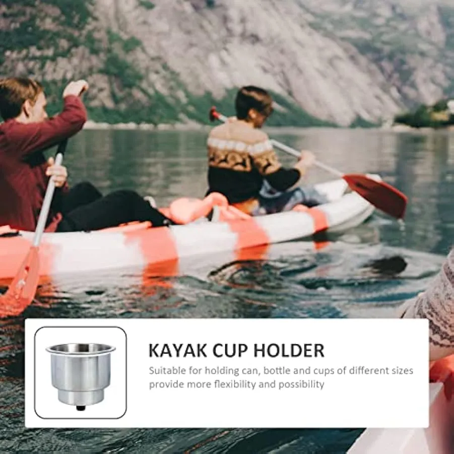BESPORTBLE 3 Pz Portabicchieri Per Kayak Supporto Per Tazze Porta Vaso Tazza Comodo Portabicchieri Portabevande Inossidabile For