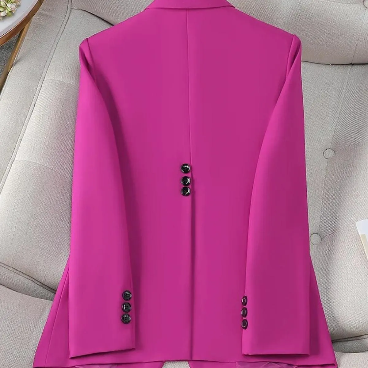 Blazer Donna Bottone Blu Donna Blazer Lungo Giacche Blazer Abbigliamento Donna Blazer