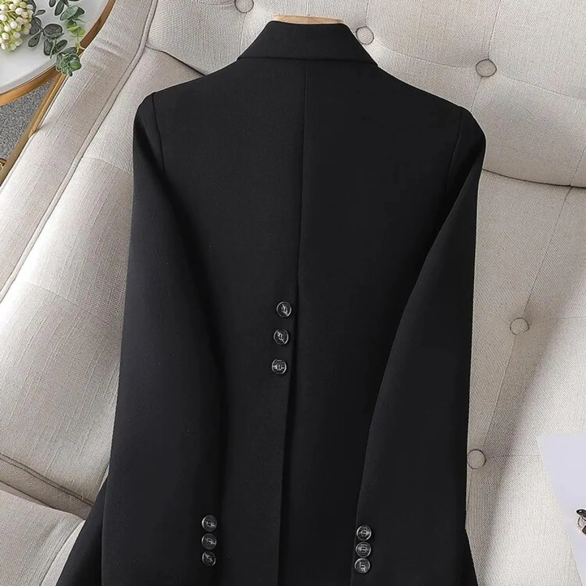 Blazer Donna Bottone Blu Donna Blazer Lungo Giacche Blazer Abbigliamento Donna Blazer