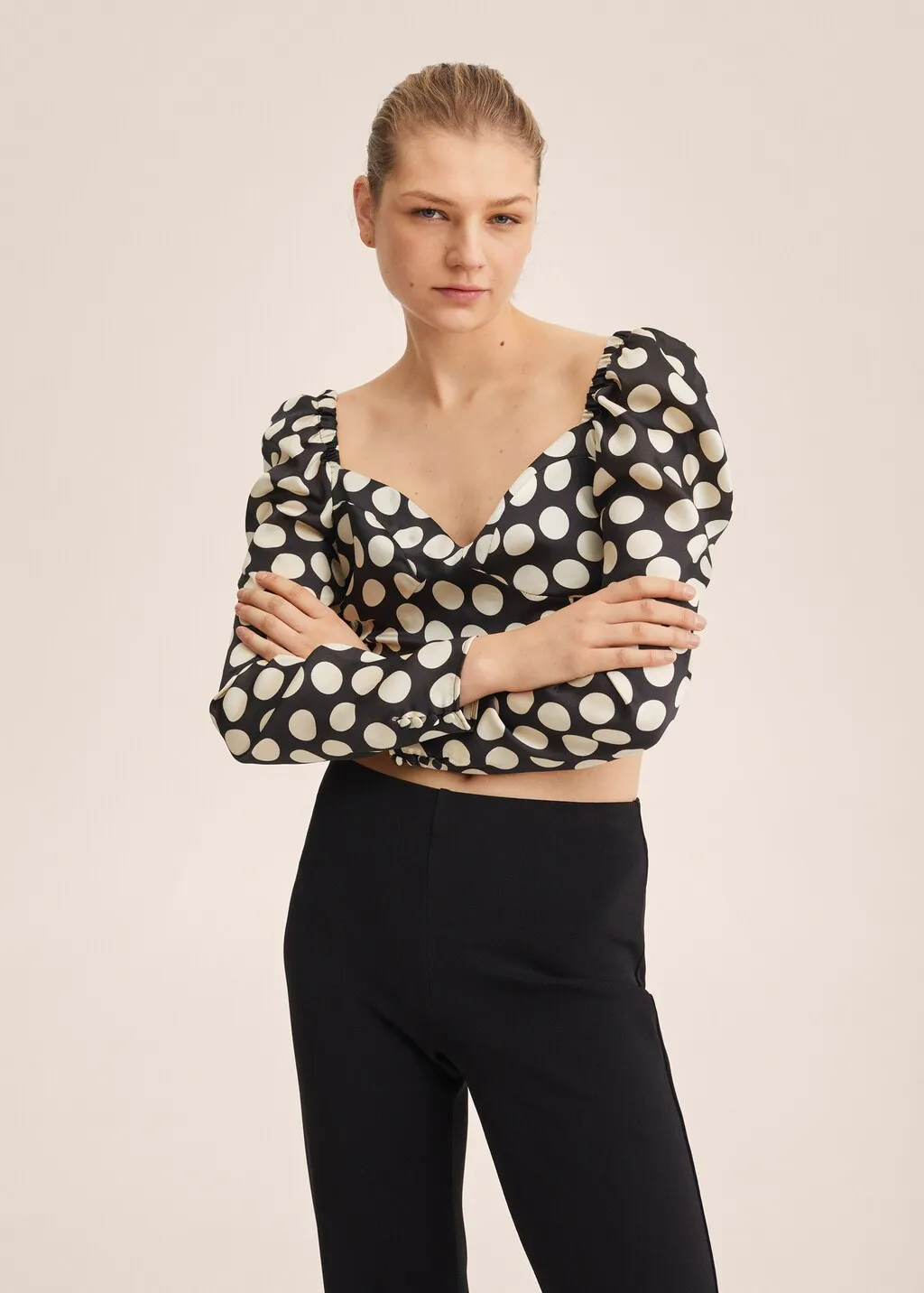 Blusa stampa pois