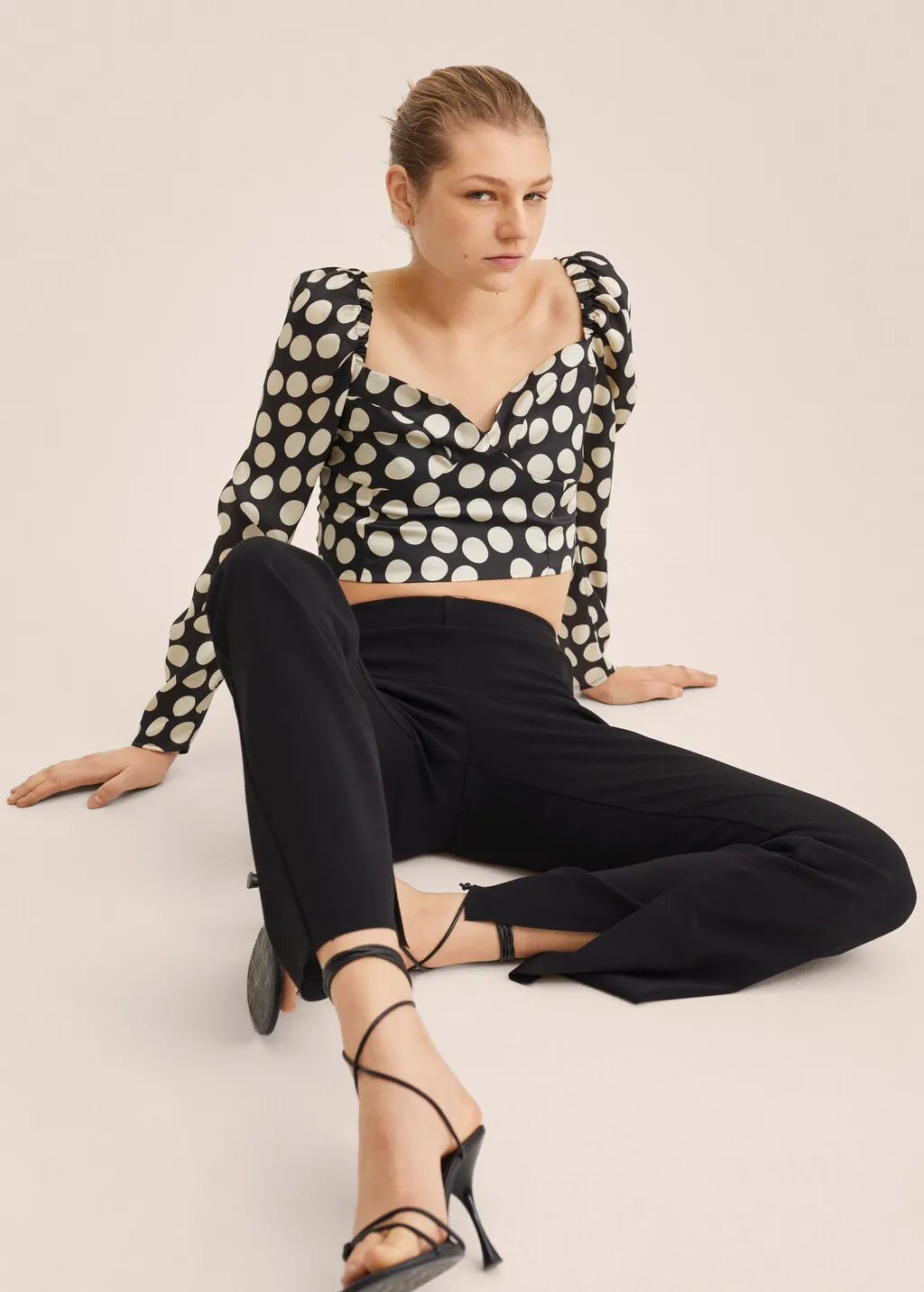 Blusa stampa pois