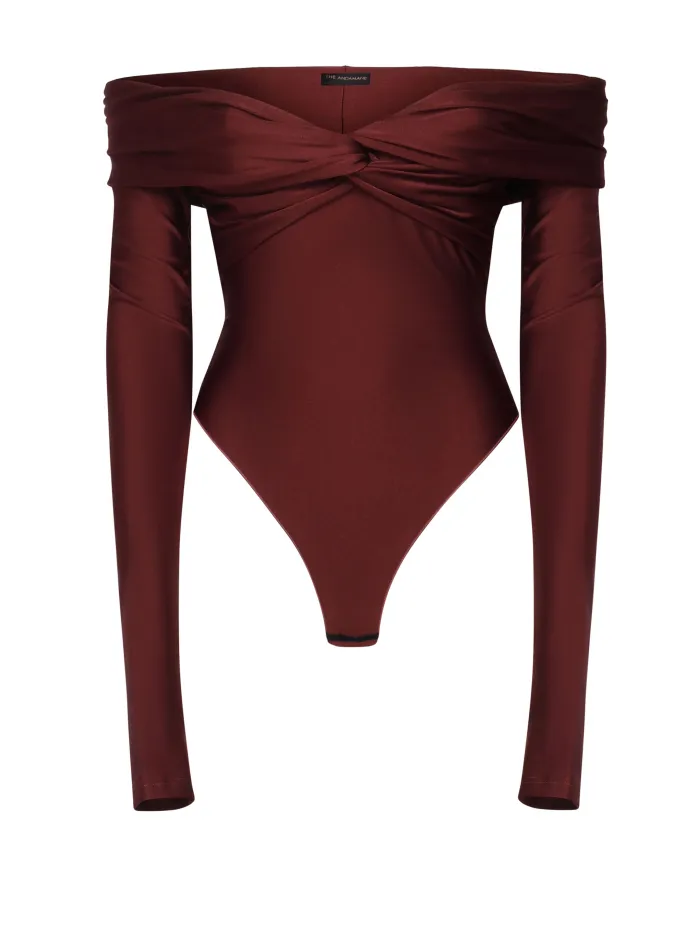 BODY INCROCIATO CON SCOLLO BARDOT