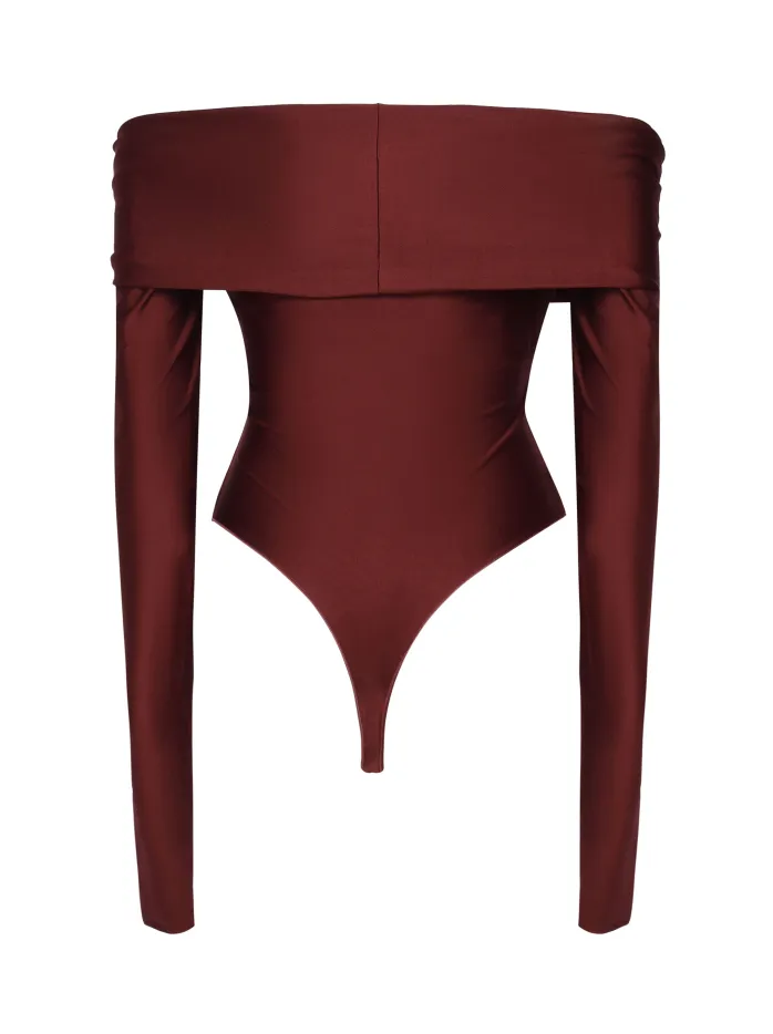 BODY INCROCIATO CON SCOLLO BARDOT