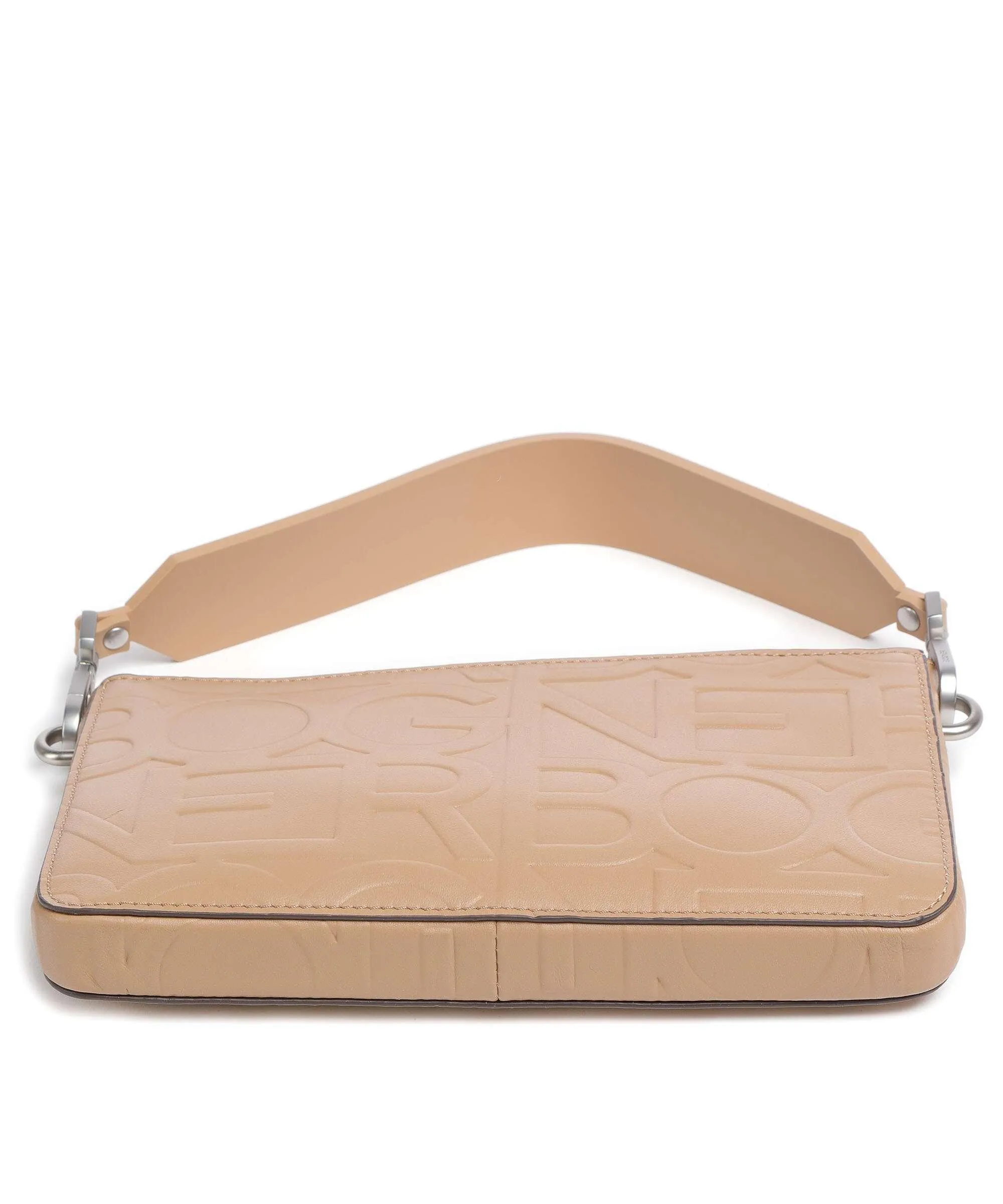  Bogner Tenna Amelita Borsa a spalla pelle in rilievo marrone chiaro  