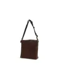 Borsa a tracolla Cuoieria Fiorentina TRACOLLA PICCOLA ZIP VERTICALE CON PATTA in pelle cuoio