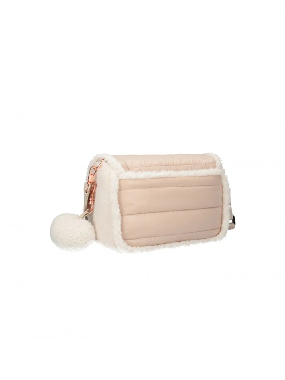 Borsa a Tracolla Liu Jo Sport trapuntata in nylon e orsetto beige TF4071-T575151314