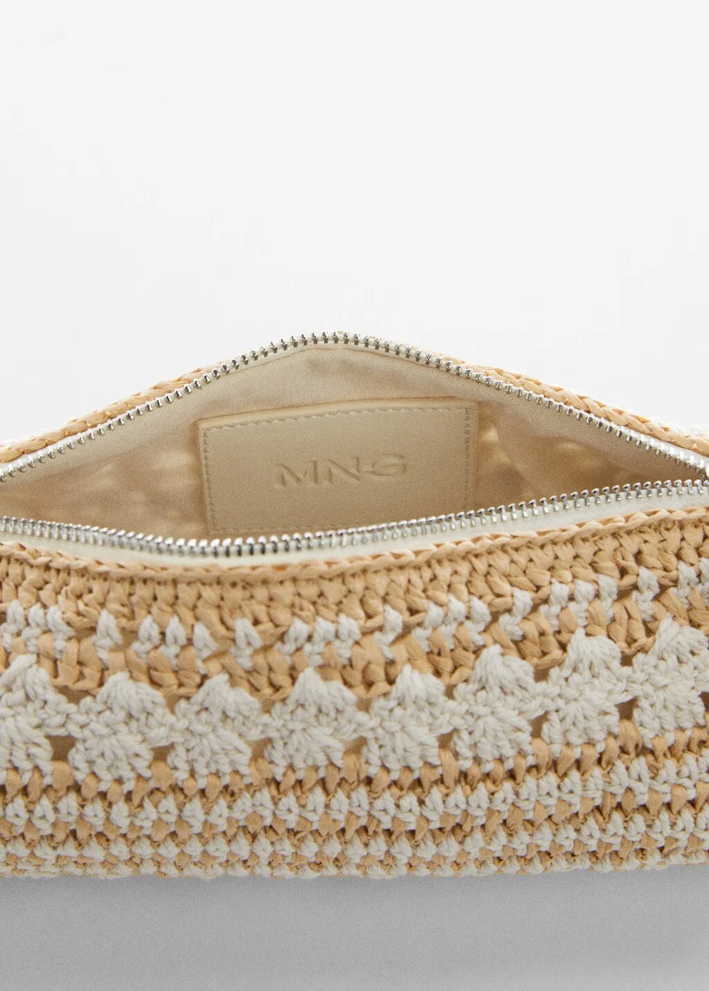 Borsa fibra naturale tonda