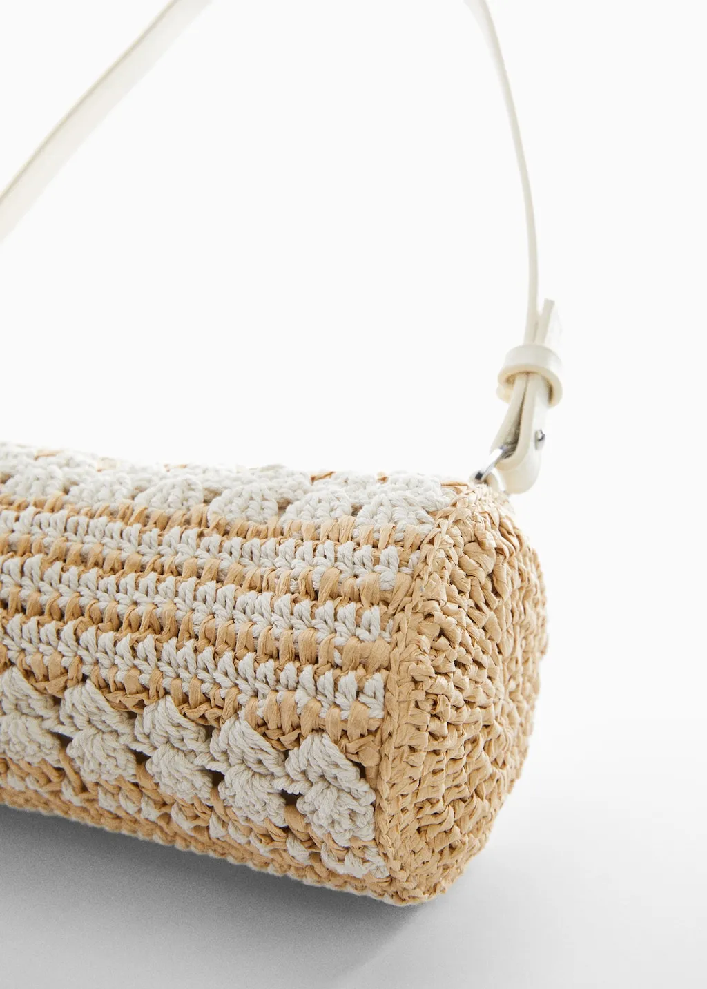 Borsa fibra naturale tonda