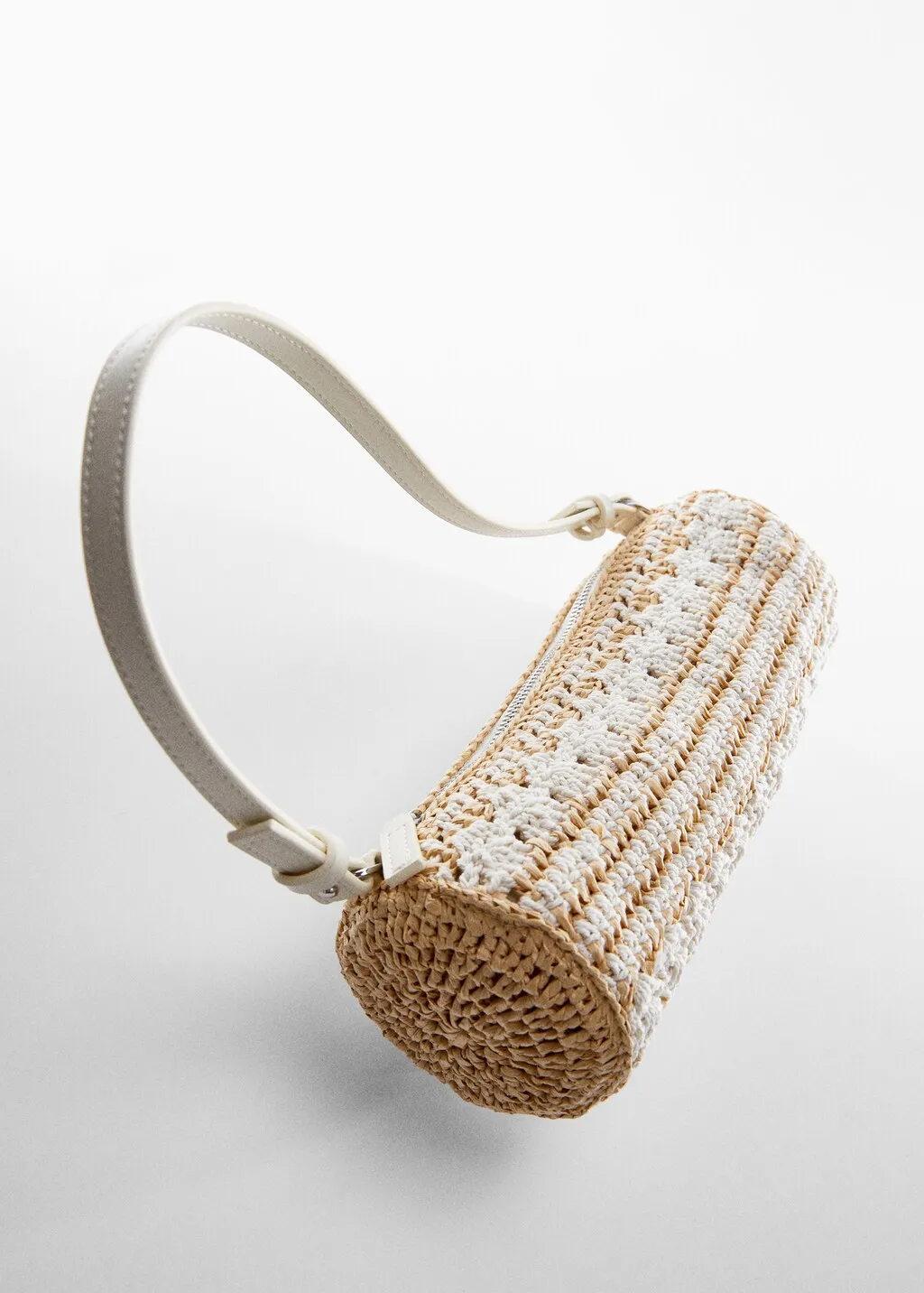 Borsa fibra naturale tonda