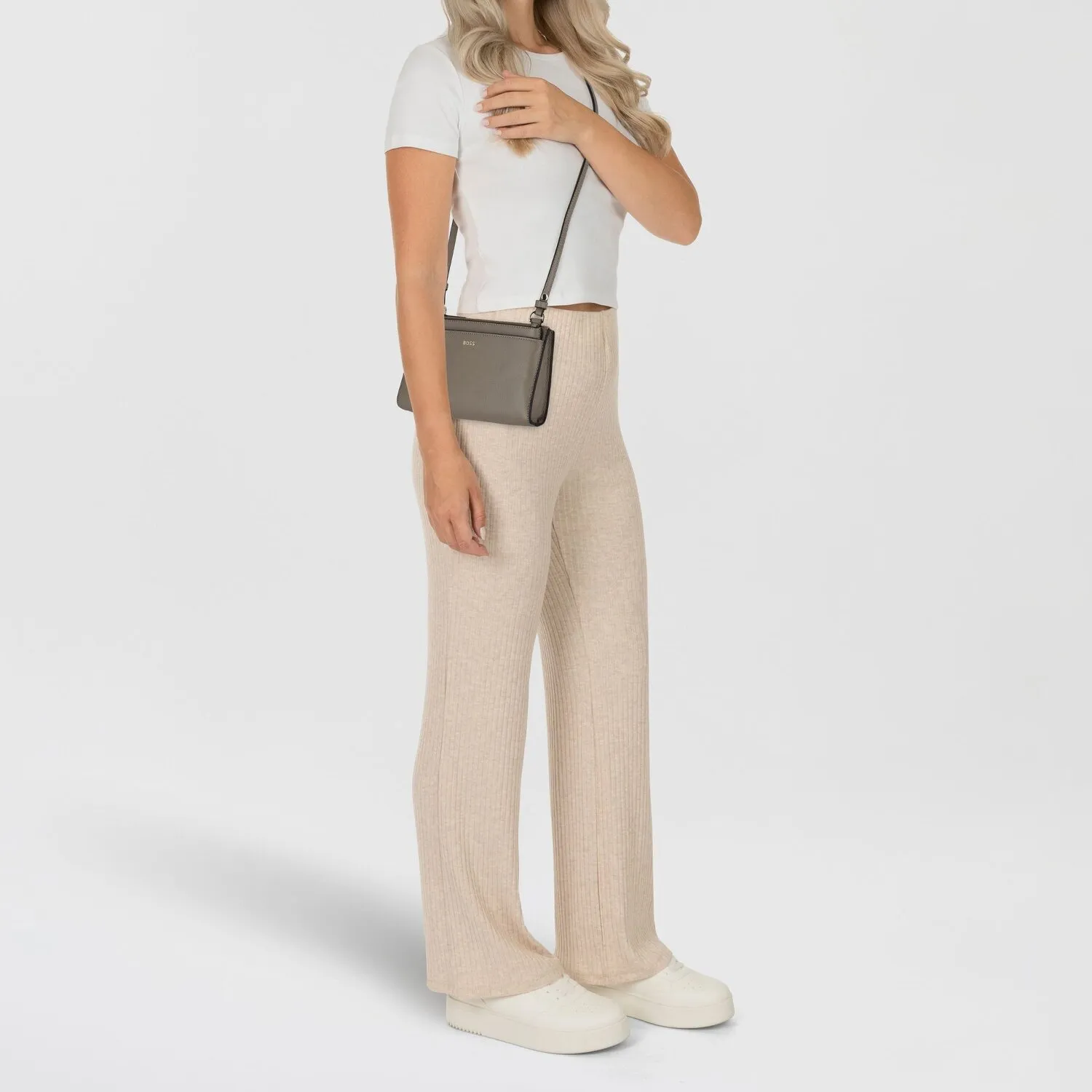 Boss Alyce Borsa a tracolla Pelle 24 cm