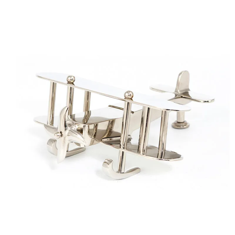 Braid Oggetto decorativo in alluminio airplane