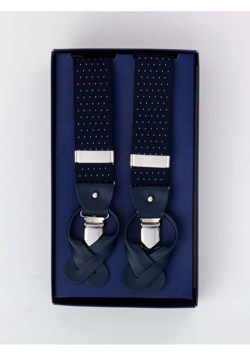 BRETELLE POIS GENTLEMAN BLU