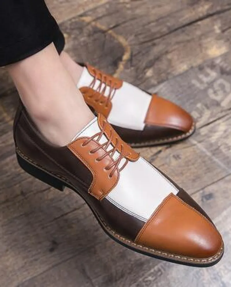 British Stylist Trend Mens Color Patchwork Scarpe Maschili Mocassini Wedding Prom Homecoming Ufficio Calzature Zapatos Hombr