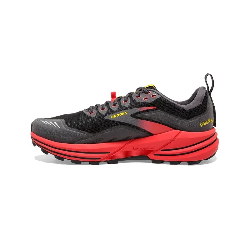 Brooks CASCADIA 16 Scarpe Trail Uomo  Black/Fiery Red/Blazing Yellow