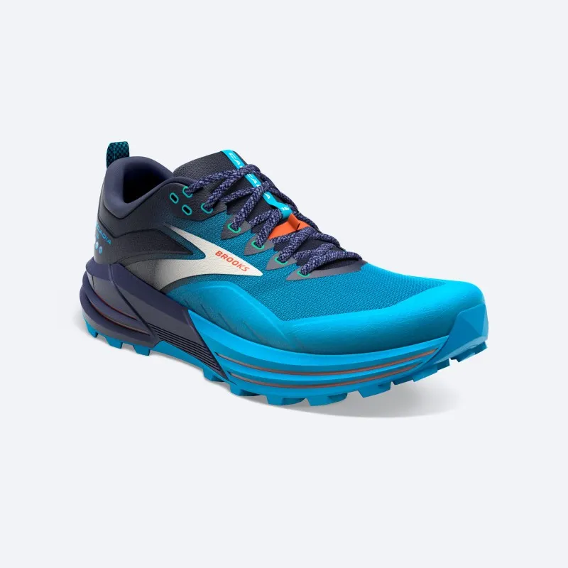Brooks CASCADIA 16 Scarpe Trail Uomo Peacoat/Atomic Blue/Rooibos
