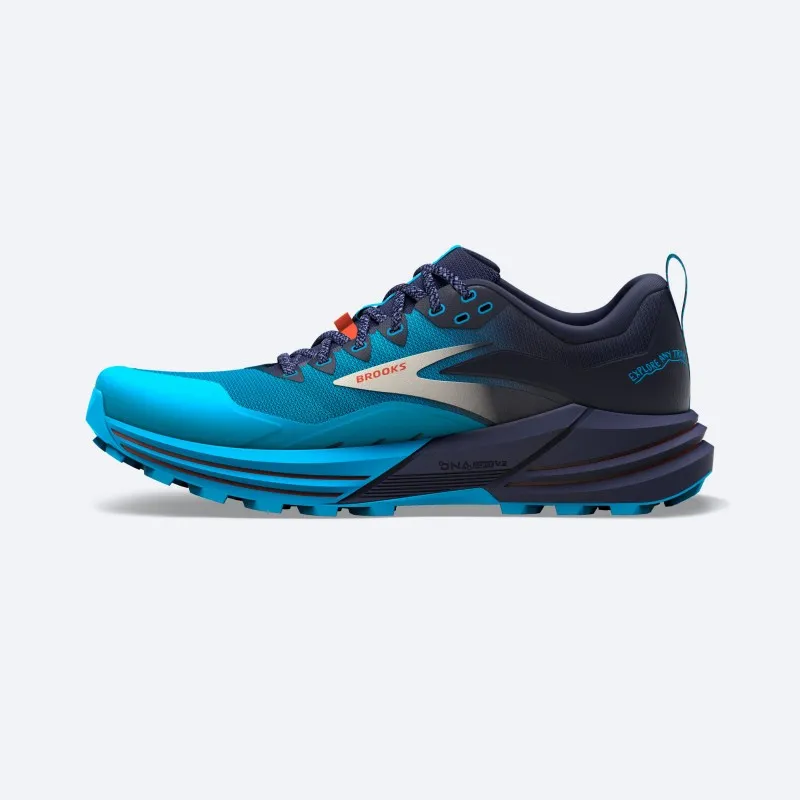 Brooks CASCADIA 16 Scarpe Trail Uomo Peacoat/Atomic Blue/Rooibos
