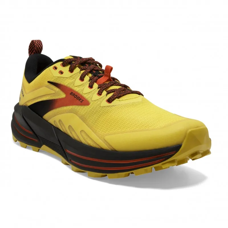 Brooks CASCADIA 16 Scarpe Trail Uomo Yellow/Black/Grenadine